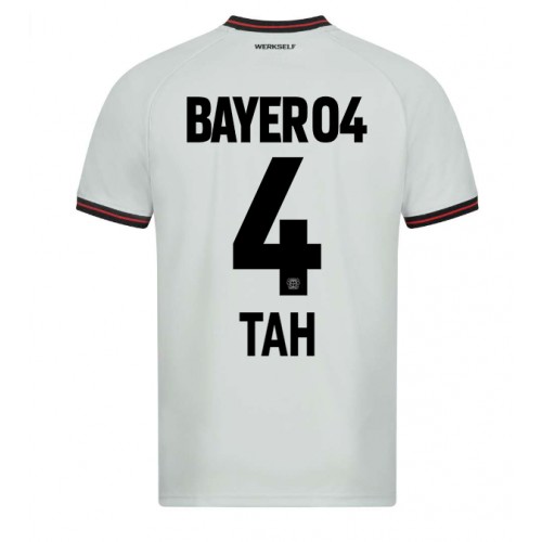 Fotbalové Dres Bayer Leverkusen Jonathan Tah #4 Venkovní 2023-24 Krátký Rukáv